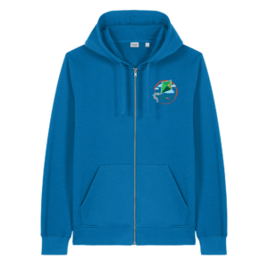 Blue Stanley/Stella Mixer Zip-Up Unisex Hoodie