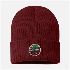 Burgundy Atlantis Headwear® Rio Rib Knit Beanie